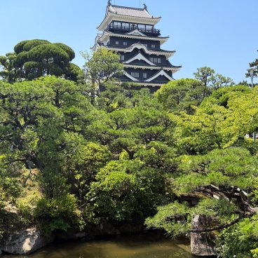 Fukuyama (préfecture d'Hiroshima), Vue sur le donjon du château de Fukuyama