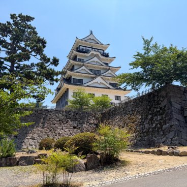 Fukuyama (préfecture d'Hiroshima), Vue sur le donjon du château de Fukuyama 2