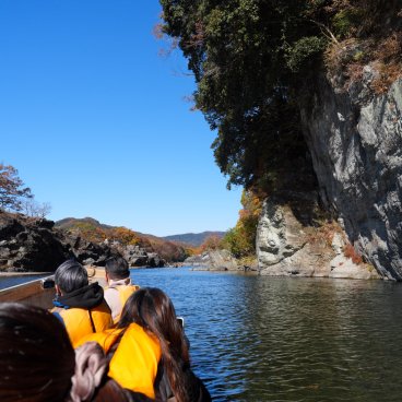 Nagatoro (Saitama), Vue sur la rivière Arakawa depuis une barque de la croisière Nagatoro Line Kudari