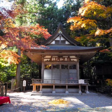 Nagatoro (Saitama), Pavillon sacré dans l'enceinte du sanctuaire Hodo-san jinja