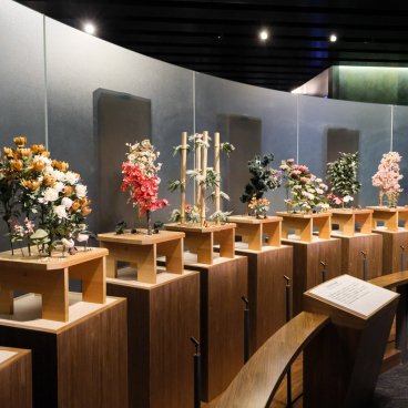 Musée de l’université Kokugakuin (Shibuya, Tokyo), Compositions florales pour le festival du sanctuaire Iwashimizu-Hachimangu