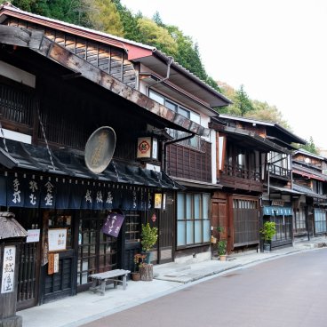 Narai-juku (préfecture de Nagano), Restaurant de nouilles soba sur l'ancienne route Nakasendo
