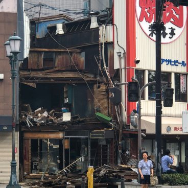 Osaka après le passage du typhon Jebi en 2018 (2)