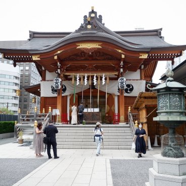 Suiten-gu (Ningyocho, Tokyo), visite le jour du chien pour les femmes enceintes