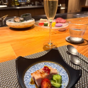 The Royal Park Hotel Iconic Naha (Okinawa), étage 7F, dîner au restaurant de teppanyaki Ryubi