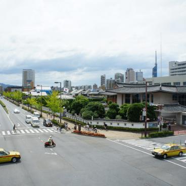 Fukuoka, avenue de la ville