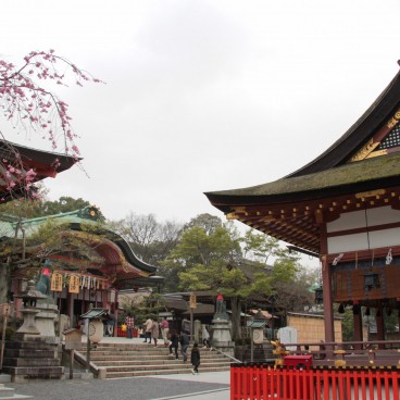 Fushimi Inari Taisha à Kyoto, Sanctuaire au début du printemps