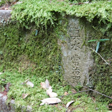 Sanctuaire Kasuga Taisha à Nara, Stèle couverte de mousse