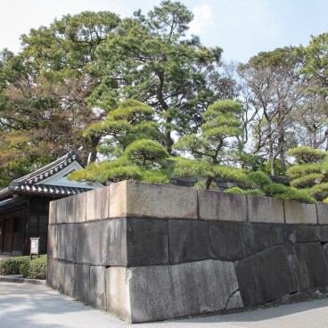 Kokyo Palais Impérial de Tokyo, Vue sur les anciennes fortifications