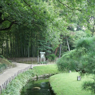 Koraku-en (Okayama), allée de promenade du jardin