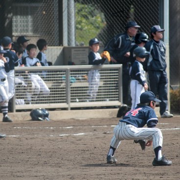 Parc de Ueno, baseball avec les enfants
