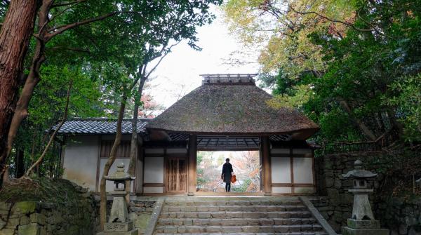 Honen-in (Kyoto), porte traditionnelle du temple