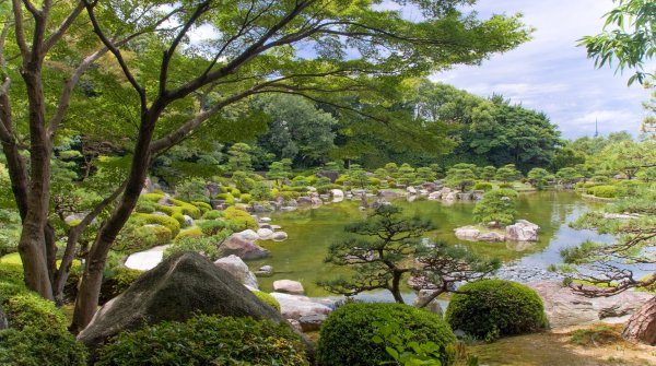 Parc Ohori (Fukuoka), Jardin japonais Ohori Teien