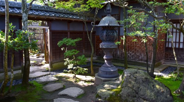 Villa Saito à Niigata, jardin