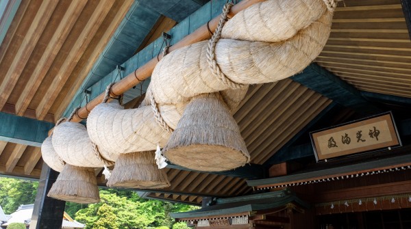 Corde shimenawa à Izumo Taisha