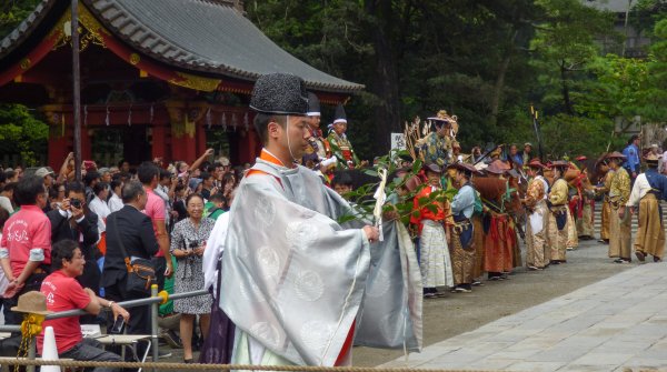 Reitai-sai (Kamakura), cérémonie avant la démonstration de yabusame