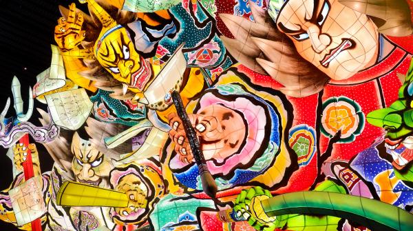 Char du Nebuta Matsuri exposé au Maison Nebuta Warasse (Aomori) 5