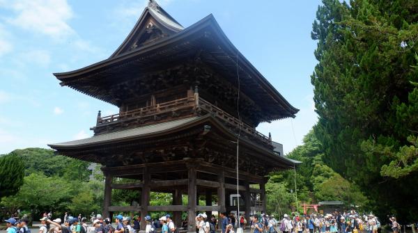 Porte Sanmon du temple Kencho-ji à Kamakura 2