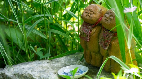 Shoden-ji (Kyoto), statuettes de jizo