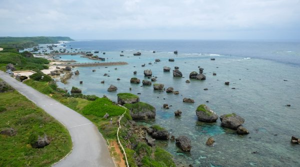 Miyakojima, cap Higashi-Hennazaki au sud-est de l'île