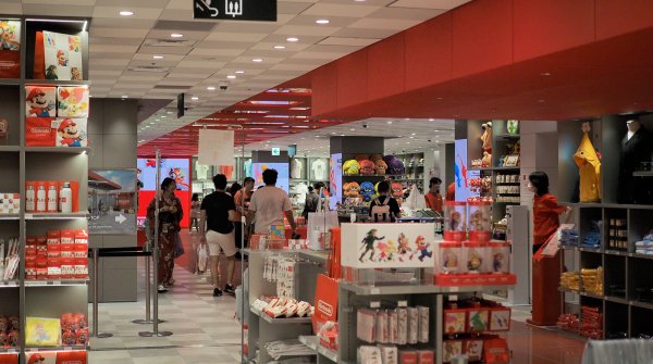 Nintendo Kyoto (Takashimaya), intérieur de la boutique officielle
