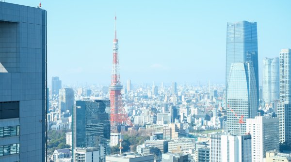 The Royal Park Hotel Iconic Tokyo Shiodome, vue panoramique la tour de Tokyo et le mont Fuji