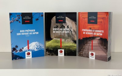 Les 3 livres de la collection "Guide de voyage au Japon" 
