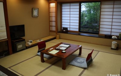 Yufuin Baien Garden Resort, salon de la chambre japonaise standard