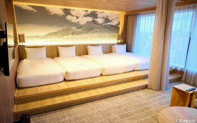 The Royal Park Canvas Fukuoka Nakasu (Kyushu), chambre Premium Twin Riverside pour 4 personnes