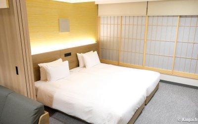 MIMARU Osaka Shinsaibashi North, appart-hôtel familial 1 chambre, 2 lits simples