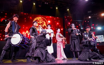 Ninja + Kabuki Tokyo (Shinjuku), la troupe au complet