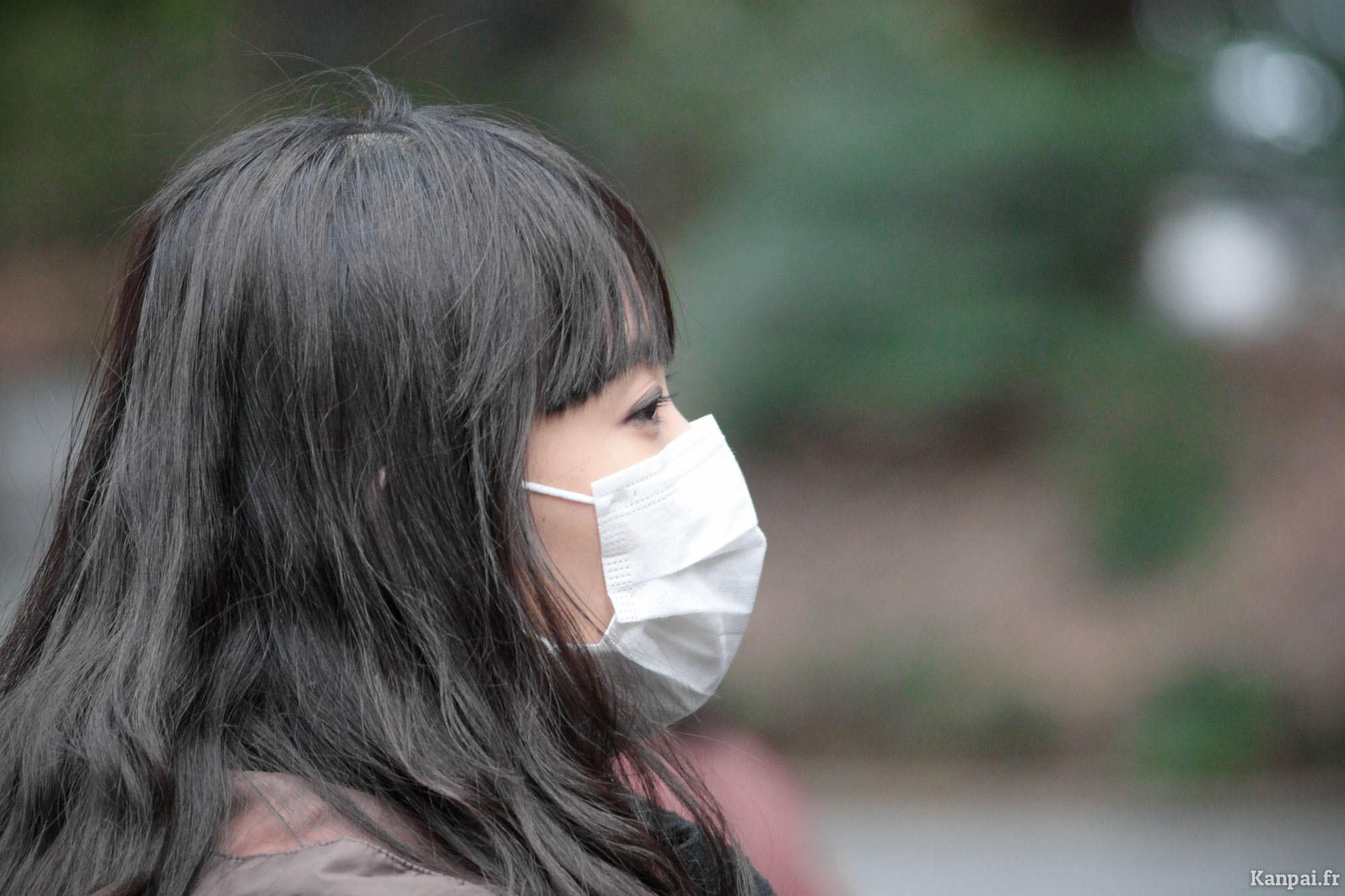 masque blanc anti pollution