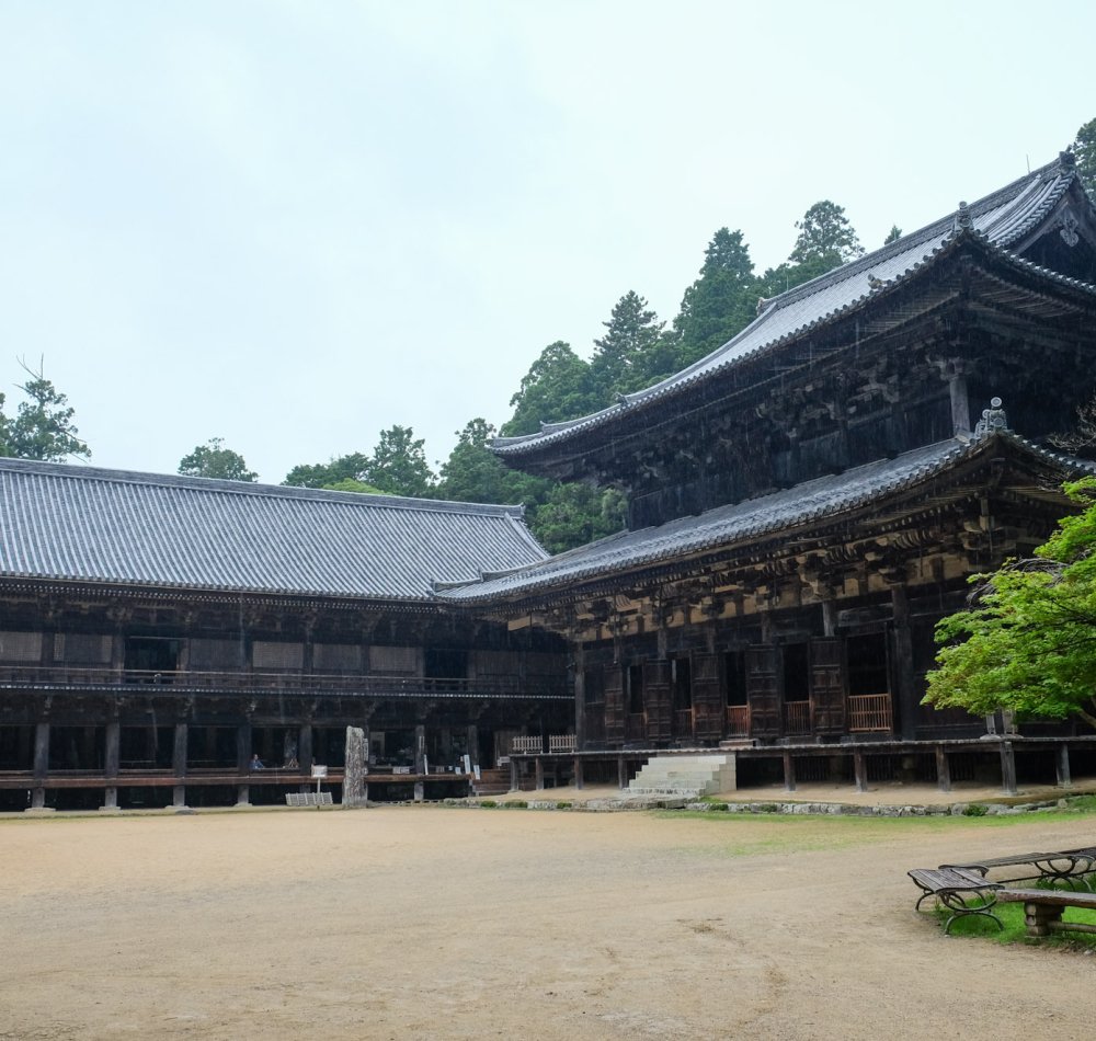 Shoshazan Engyoji, Mitsu-no-do avec les pavillons Dai-ko-do et Jiki-do