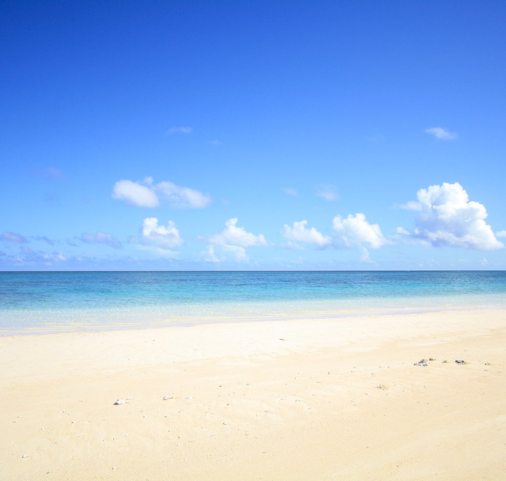 Ile de Kume-jima à Okinawa, Plage de sable blanc