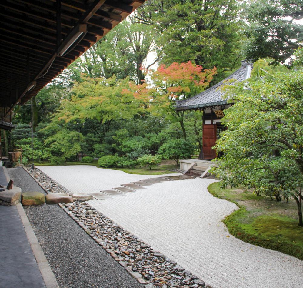 Kennin-ji (Kyoto), Jardin sec Daioen