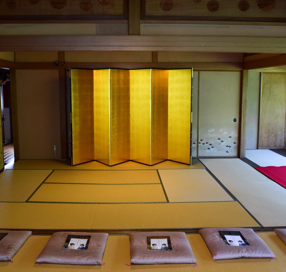 Villa Saito à Niigata, vue du jardin