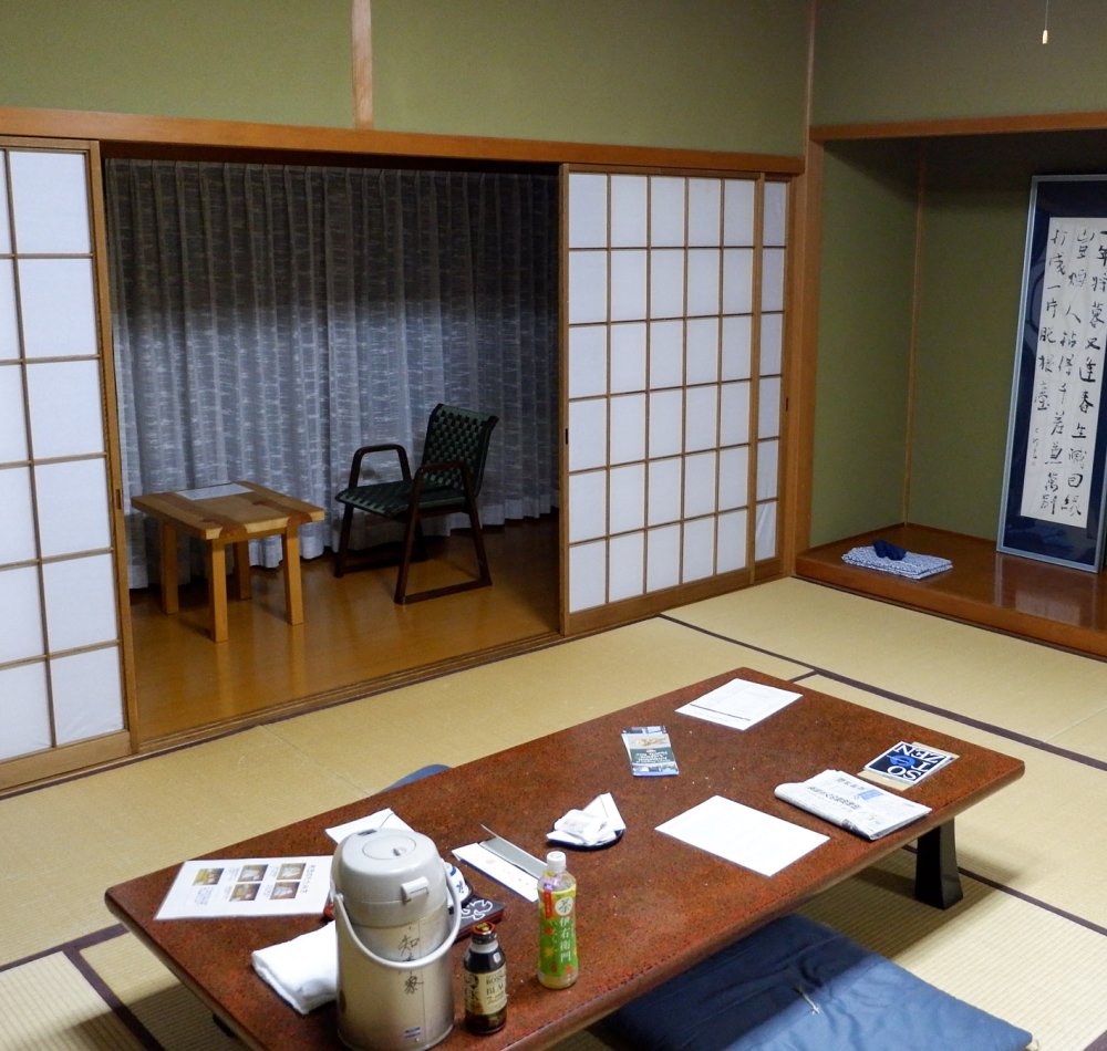 Eihei-ji (Fukui), Vue sur les toits du temple et la forêt
