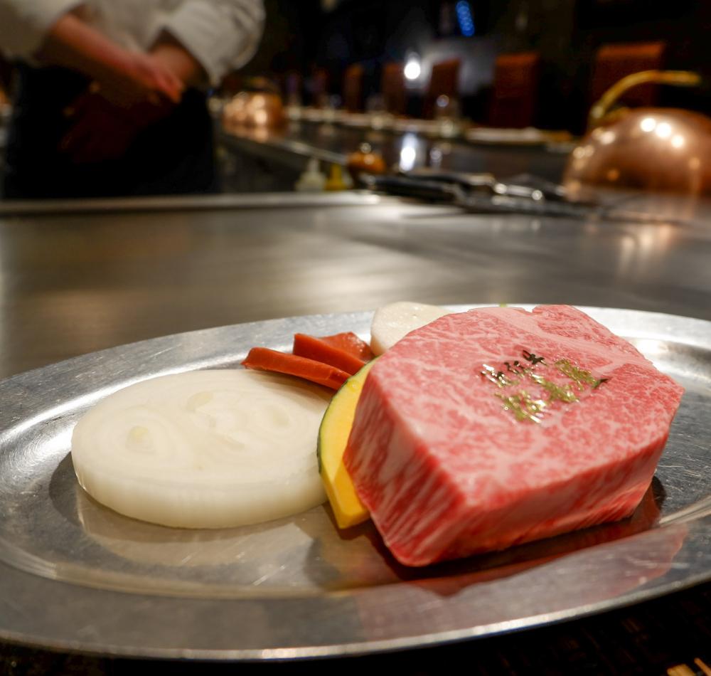 Restaurant Matsukiya (Otsu), steak de bœuf d'Omi Restaurant Matsukiya (Otsu), steak de bœuf d'Omi