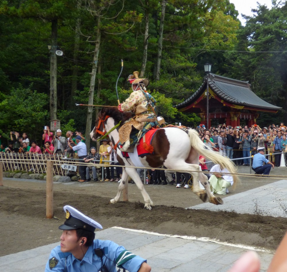 Reitai-sai (Kamakura), démonstration de yabusame Reitai-sai (Kamakura), démonstration de yabusame