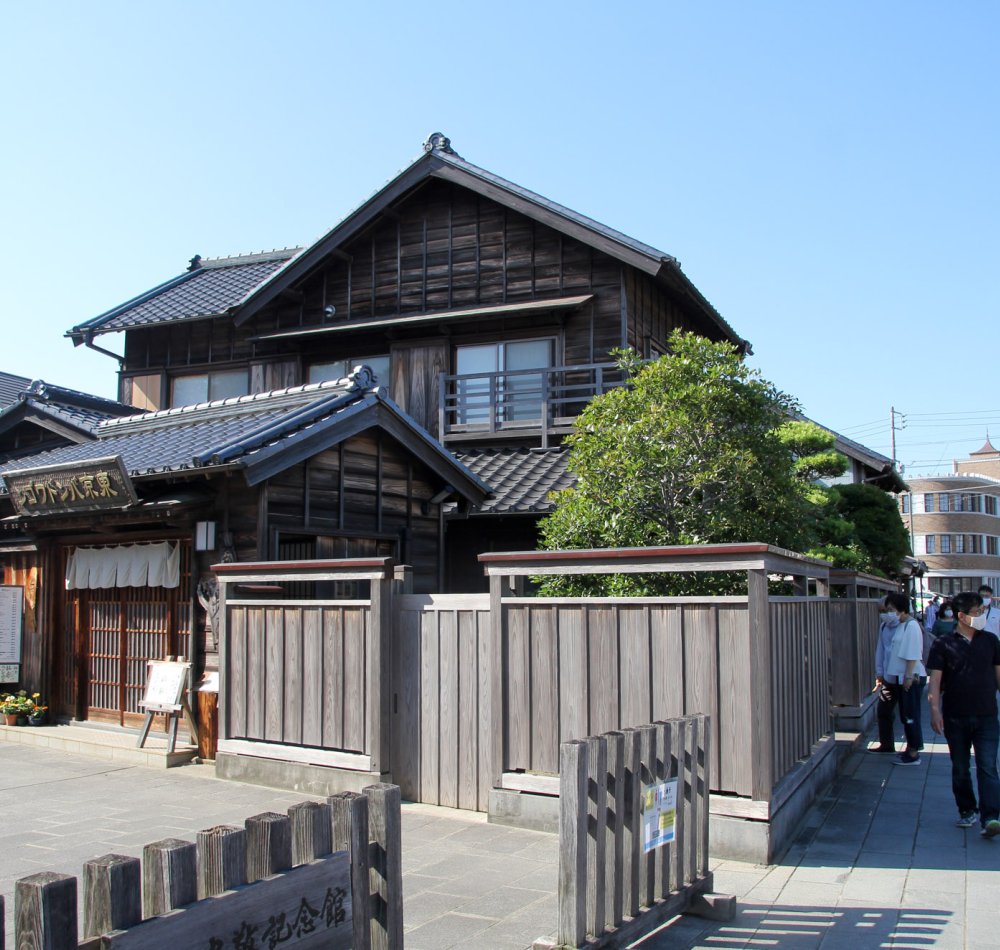 Sawara (Katori, Chiba), pont Toyahashi (Jâ-jâ-bashi) dans le quartier préservé