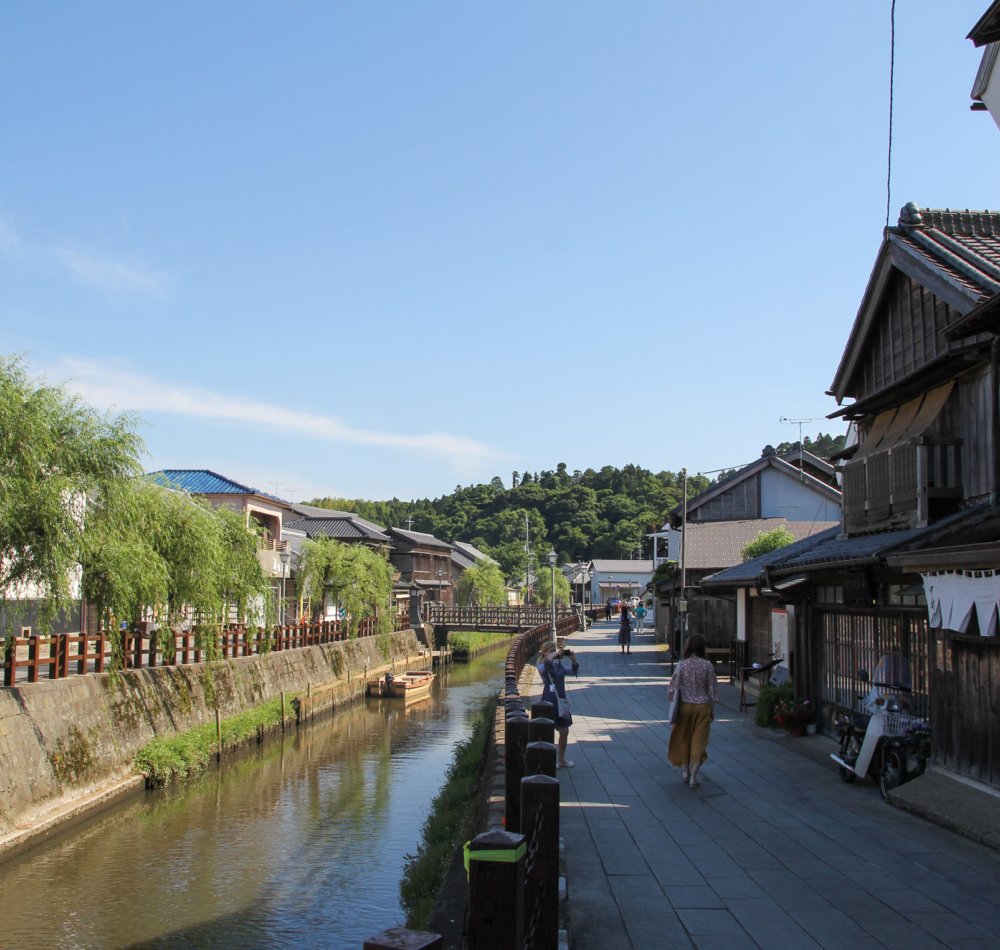 Sawara (Katori, Chiba), pont Toyahashi (Jâ-jâ-bashi) dans le quartier préservé Sawara (Katori, Chiba), pont Toyahashi (Jâ-jâ-bashi) dans le quartier préservé