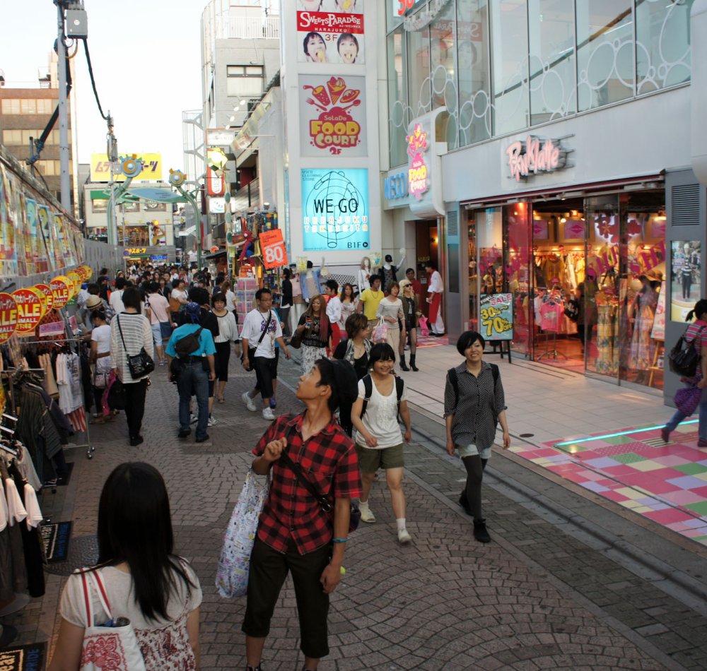 Quartier Harajuku (Tokyo), Takeshita Dori en 2016