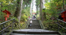 Hakone-jinja, Entrée du sanctuaire
