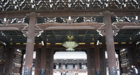 Higashi Hongan-ji (Kyoto), Espace d'exposition dédié aux rénovations