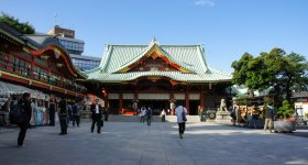 Pavillon principal de Kanda Myojin à Tokyo
