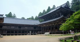 Shoshazan Engyoji, Mitsu-no-do avec les pavillons Dai-ko-do et Jiki-do