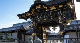 Nishi Hongan-ji (Kyoto), vue intérieure de l'Amida-do