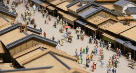 Musée Edo-Tokyo, reconstitution miniature de la ville