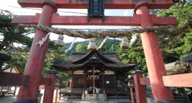 Shirahige Jinja, Torii flottant sur lac Biwa