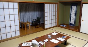 Eihei-ji (Fukui), Vue sur les toits du temple et la forêt